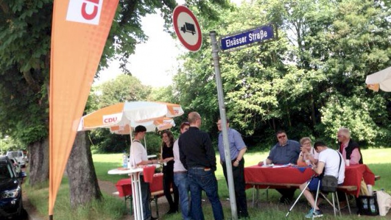 Infostand CDU St. Arnual