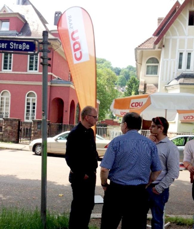 Infostand Parkproblematik St. Arnual am 28. Mai 2016