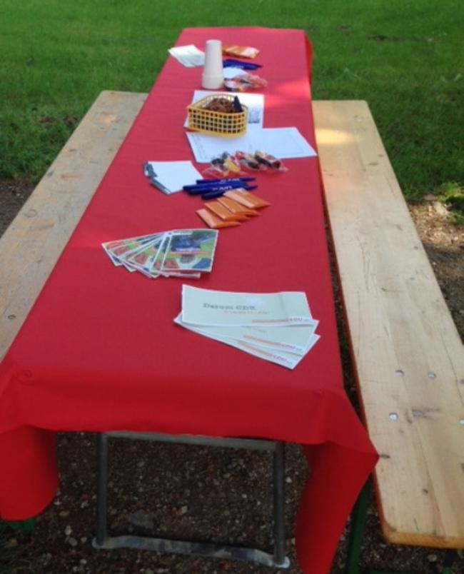 Infostand Parkproblematik St. Arnual am 28. Mai 2016