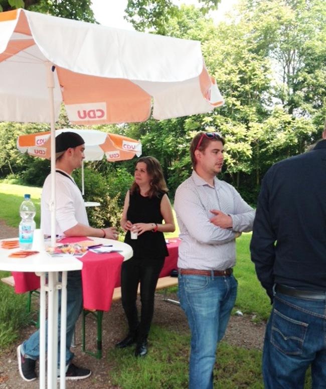 Infostand Parkproblematik St. Arnual am 28. Mai 2016